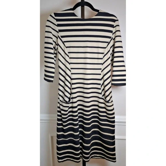J Mclaughlin Womens M Striped Catalyst Dress - Picture 2 of 14